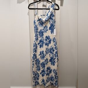 Reformation Blue Chandelier Dress